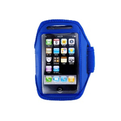 Braçalete esportivo para iPhone 4G/4S (Azul)