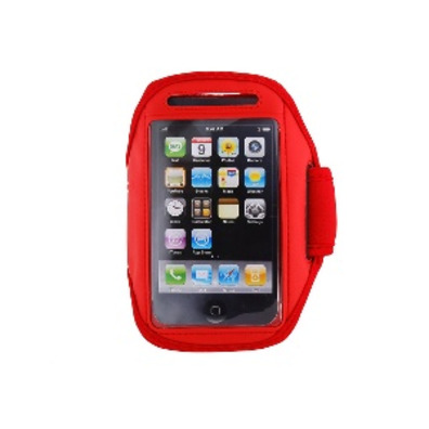 Braçalete esportivo para iPhone 4G/4S (Vermelho)