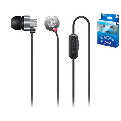 Auriculares In-Ear para PSVita Negro