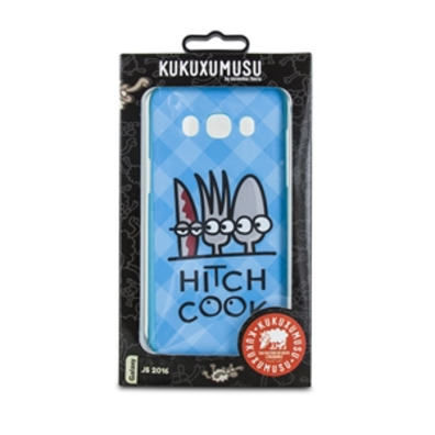 Caso TPU azul Hitchcook Samsung Galaxy J5 2016 Kukuxumusu