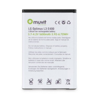 Bateria 1600 mAh LG Optimus L3 E400 Muvit