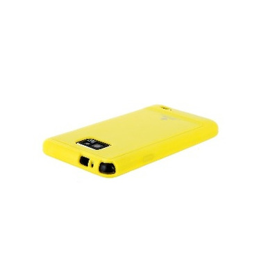Carcaça TPU para Samsung Galaxy S II (Amarelo)