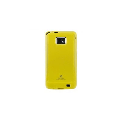Carcaça TPU para Samsung Galaxy S II (Amarelo)