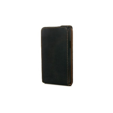 Funda de couro Flip Case Samsung Galaxy S II (Negro)