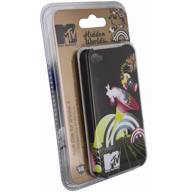 Carcasa trasera MTV White Rainbows Hidden Worlds iPhone 4/4S