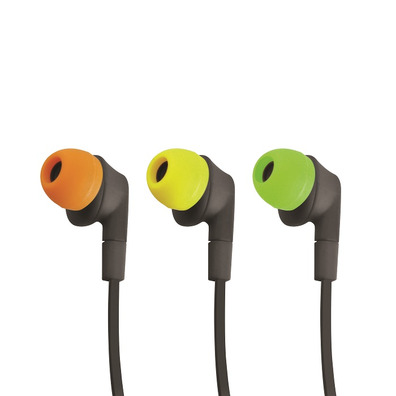 Auriculares estéreo para tablet/smartphone Muvit Laranja