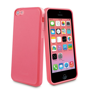 Funda minigel Muvit iPhone 5C Amarelo