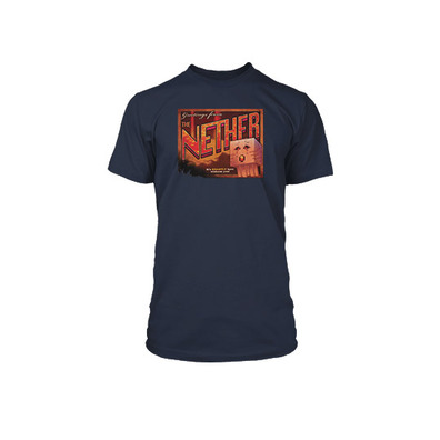 Camiseta Minecraft Nether Postcard L