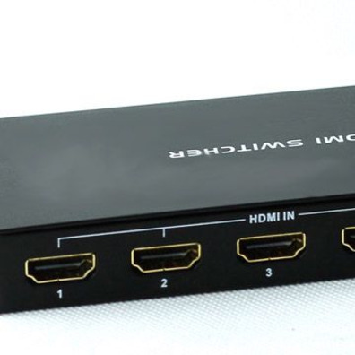 Switch HDMI 5x1 con controle remoto