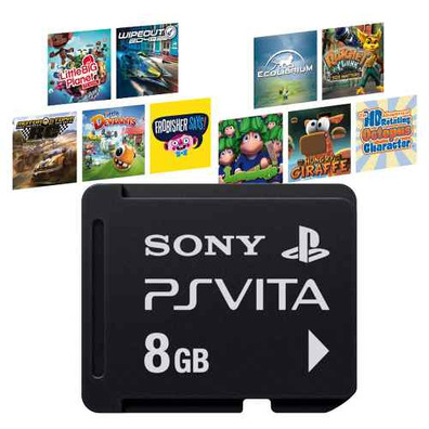 Megapack PSVita (Memory Card 8 GB + 10 Jogos)