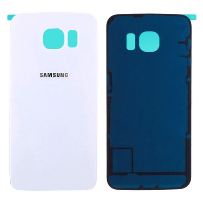 Reposto tampa de bateria com adhesivo Samsung Galaxy S6 Edge Plus Branco