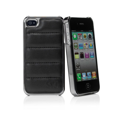 Carcasa Negra Acolchada Hard Shell iPhone 4/4S