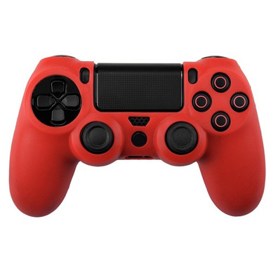 Funda de silicone para Dualshock 4 Vermelho