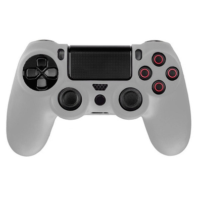 Funda de silicone para Dualshock 4 Vermelho