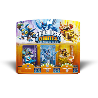 Skylanders Giant - Triple Pack (Pop Fizz, Whirlwind, Trigger Hap