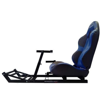 Assento + Suporte de volante e pedais SpeedBlack DS Preto