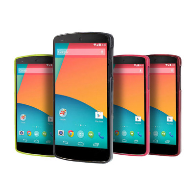 Carcaça TPU para LG Google Nexus 5 Amarelo