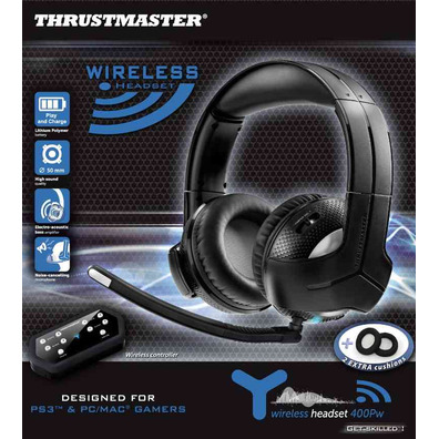 Fones Wireless para PS3/PS4 Thrusmaster Y400Pw