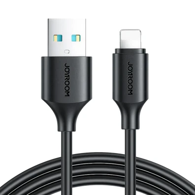 Cabo Joyroom USB-A a Lightning Negro - Carregamento Rápido