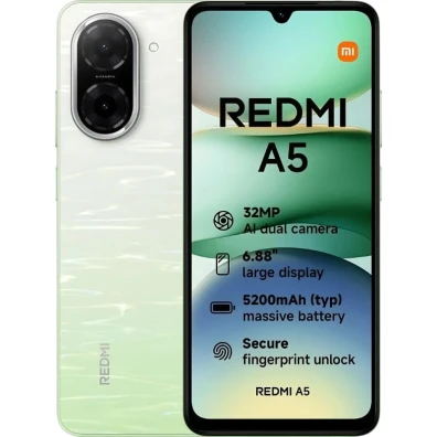 Xiaomi Redmi A5 Verde 3GB/64GB - Mobile Smartphone