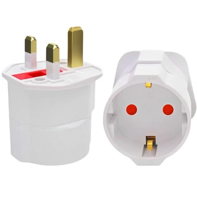 Adaptador de Enchufe Europeu para UK