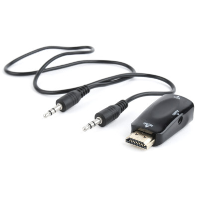 Gembird A-hdmi-vga-02 Hdmi Vga (d-sub) Preto Adaptador De C