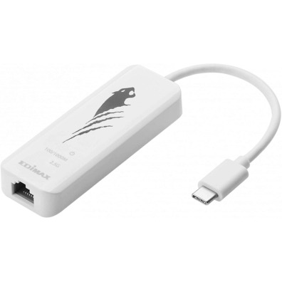 Adaptador USB-C a RJ45 Ethernet GBIT Edimax EU-4307