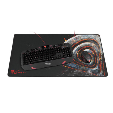 Alfombrilla Gaming Genesis Carbon 500 Maxi 900x450mm LAVA