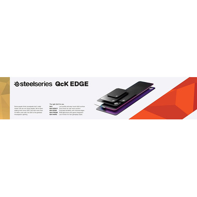 Alfombrilla Steelseries QcK Edge XL Negro