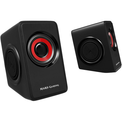 Alto-falantes Mars Gaming MS1 10W 2.0 Vermelho