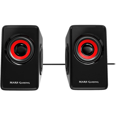 Alto-falantes Mars Gaming MS1 10W 2.0 Vermelho