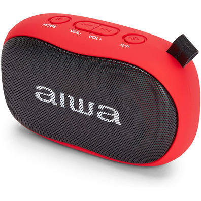 Altavoz Bluetooth AIWA BS-110RD Rojo