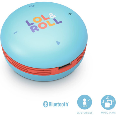 Altavoz Bluetooth Energy Sistem Lol &Roll; Pop Kids Blue