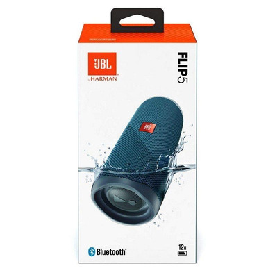 Altavoz Bluetooth JBL Flip 5 Azul 20W RMS