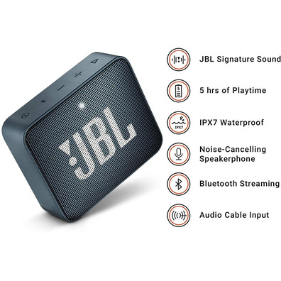 Altavoz Bluetooth JBL GO 2 Marinha Azul 3W