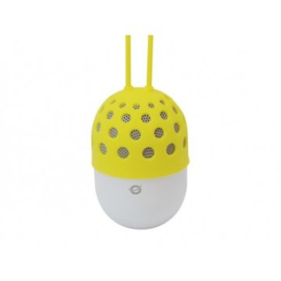 ALTAVOZ BLUETOOTH PORTABLE CONCEPTRONIC AMARILLO COM LUZ LED