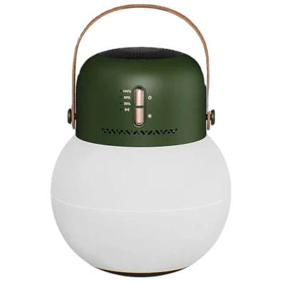 Luz de Camping Verde com Altavoz Bluetooth