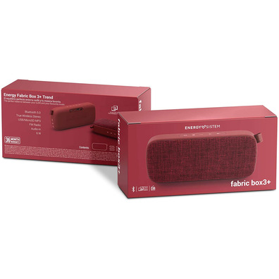 Altavoz Energy Sistem Fabric Box 3 + Trend Cherry BT