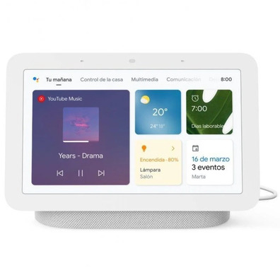 Altavoz Meia Google NEST HUB (2ª Generación) Tiza