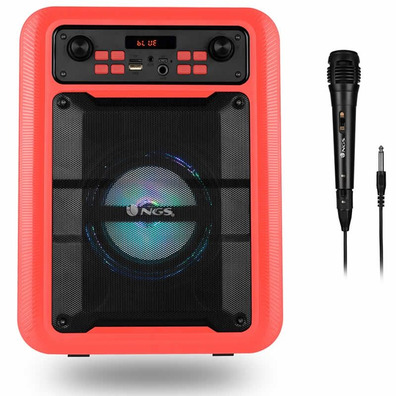 Altavoz NGS Speaker Roller Lingo Bluetooth Red