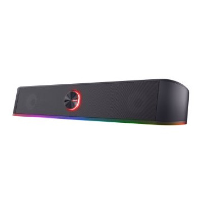 ALTAVOZ TRUST SOUNDBAR GXT Thorne RGB ILLUMINATED 12W Cabo Auxiliar USB Alimentação