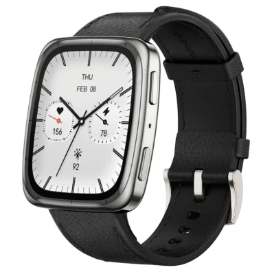 Amazfit Active 2 Square Correa Cuero Preto