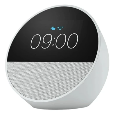 Altavoz inteligente Amazon Echo Spot Branco (2024) - Projeto moderno e compacto