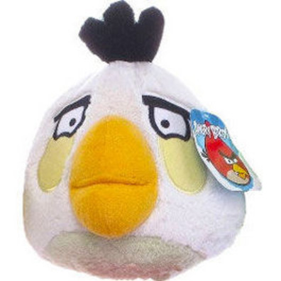 Angry Birds - Boneco de Pelúcia Branco 13 cm