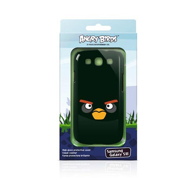 Carcaça Samsung Galaxy SIII Angry Birds Negra