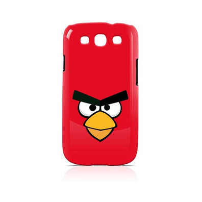 Carcaça para Samsung Galaxy SIII Angry Birds Vermelha