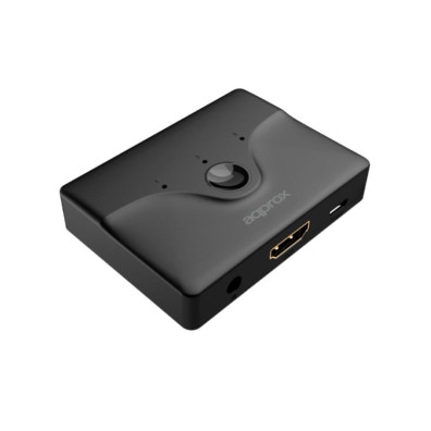 HDMI SWITCH 3 PUERTOS 4K + CONTROL REMOTO APPROX