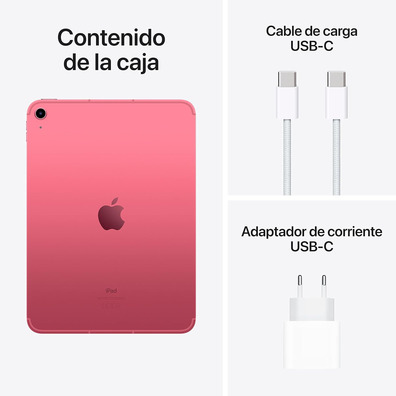 Apple iPad 10a Gen. 10,9" 2022 256GB WIFI + CELL Pink Reacondicionado Grau A+