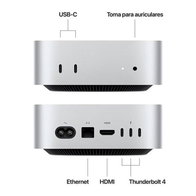 Apple Mac Mini M4 16GB RAM 256GB SSD Prata