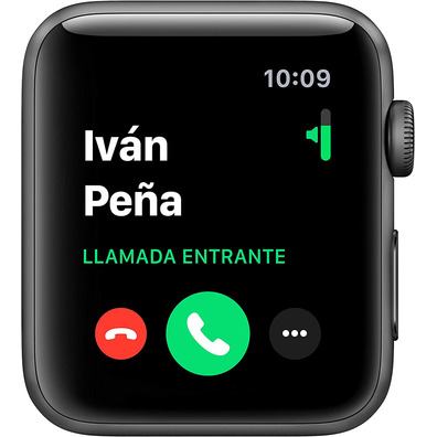 Apple Watch Series 3 GPS 42mm Caja Gris Cinza / Correa Deportiva Negra